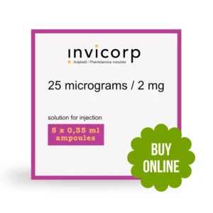 Invicorp injection 25 micrograms Medicalmojo.co.uk