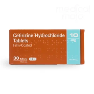 Cetirizine 10mg tablets Medicalmojo.co.uk