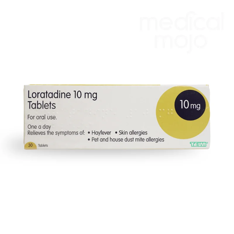 Loratadine 10mg tablets Medicalmojo.co.uk