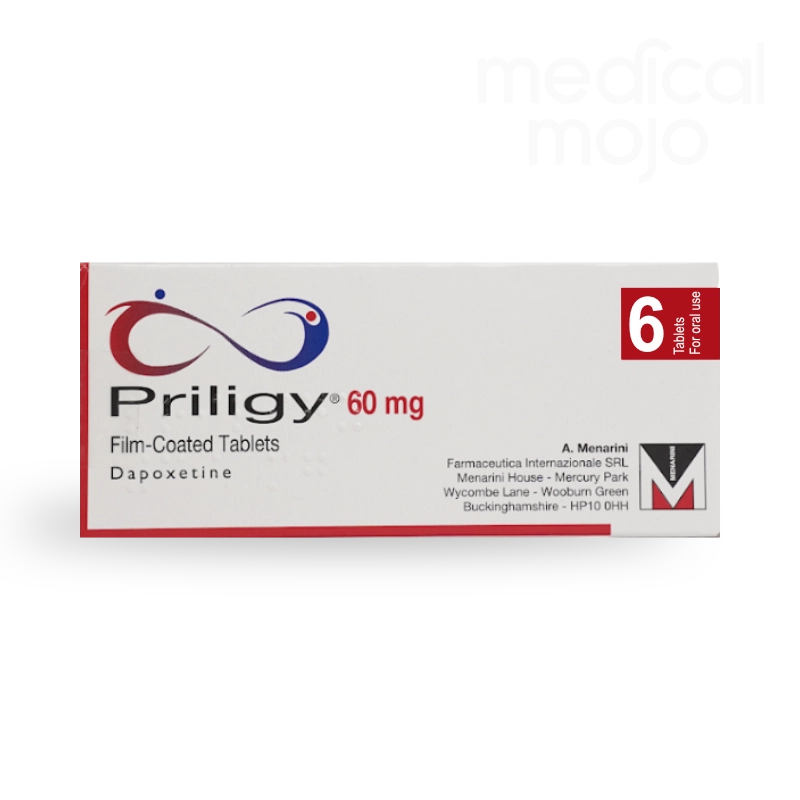 Priligy 60mg tablets pack size 6 v2 Medicalmojo.co.uk