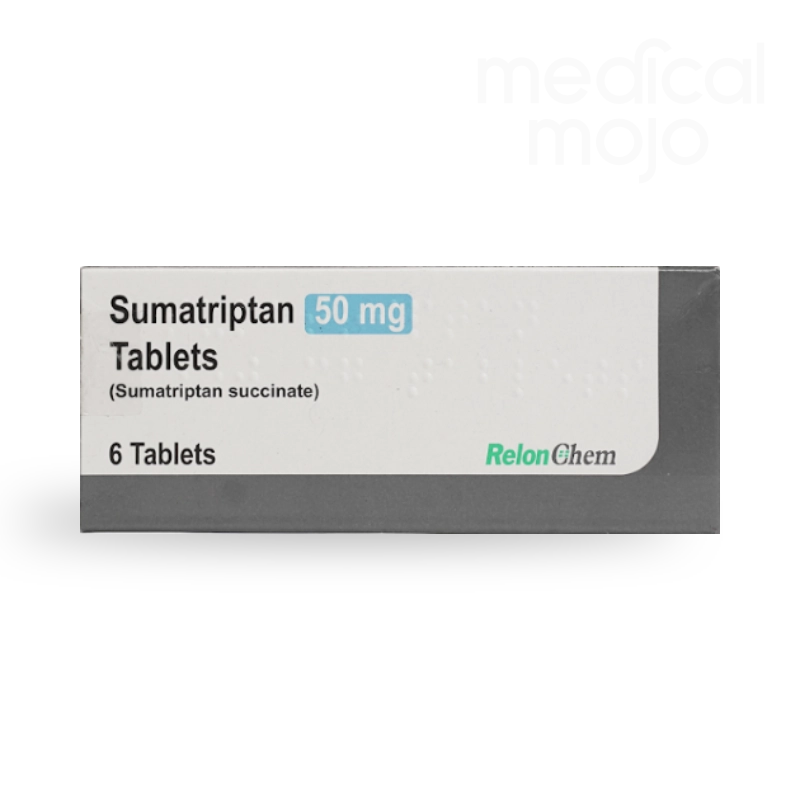 Sumatriptan 50mg tablets Medicalmojo.co.uk