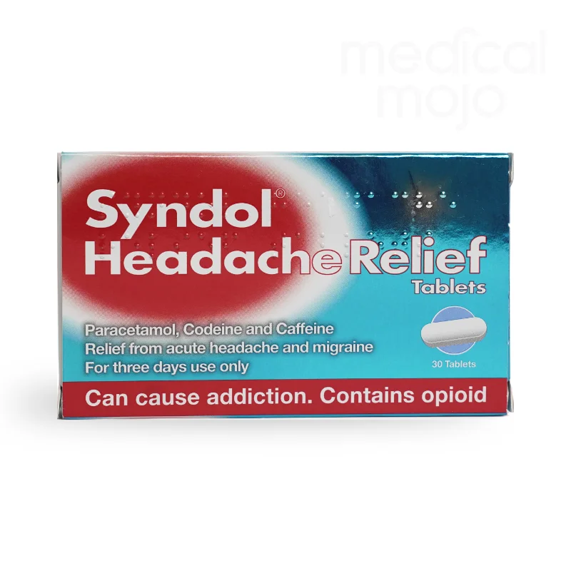 Syndol Headache Relief tablets 30 Medicalmojo.co.uk