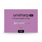 Unisharp 1ml Fixed 30G 0.5" Purple x 100 medicalmojo.co.uk
